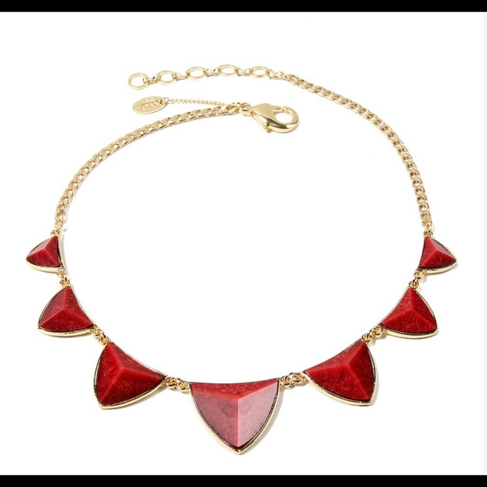NWT Amrita Singh Women’s Red/Gold Necklace